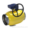 PN16~PN40 carbon steel plastic sealing welded ball valve